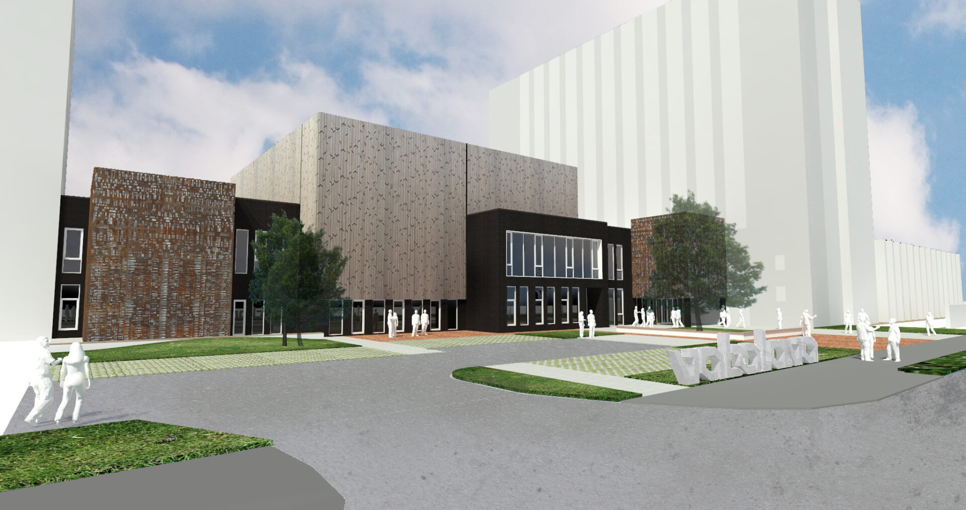 Narva teatrimaja fassaadi kavand: Allianss Arhitektid Narva teatrimaja fassaadi kavand: Allianss Arhitektid